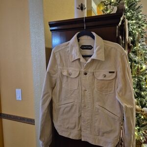 Tom Ford Men's Beige Corduroy Jacket